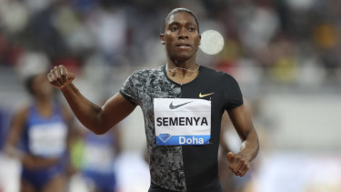 Caster Semenya says her rivals have not shown her any support.