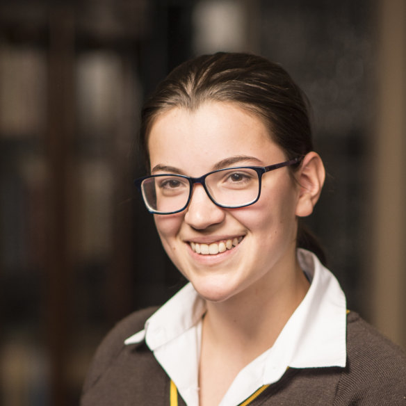 NSW Schools Debating Team member Ally Pitt.