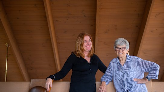 Rebecca McCabe and Rosemary Crumlin. 