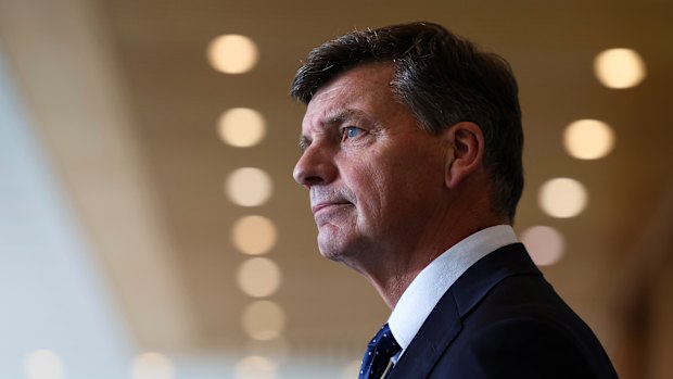 Liberal Leadership contender from central casting: Angus Taylor.