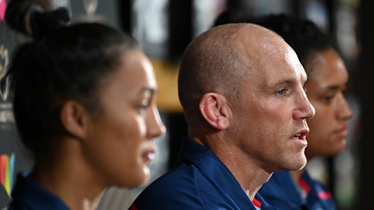 Head coach Jamie Feeney has moved from the Roosters to the Titans for the 2021 NRLW season. 