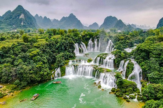 Much Better Adventures offers a chance to give back… Ban Gioc waterfall in Vietnam.