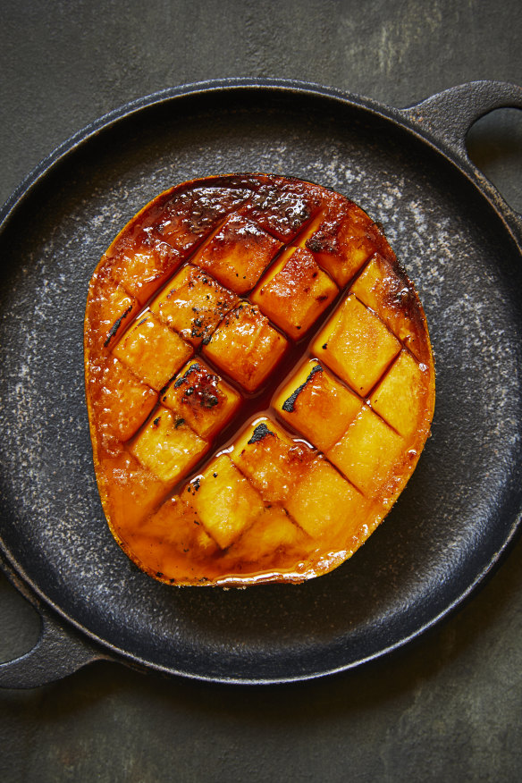 Roasted mango.