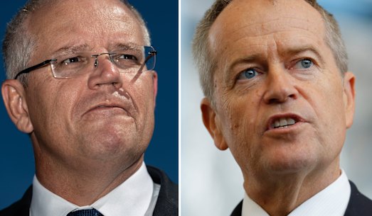 Prime Minister Scott Morrison and Opposition Leader Bill Shorten.