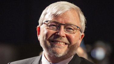 Former prime minister Kevin Rudd.