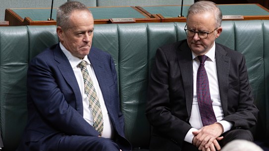Bill Shorten and Anthony Albanese.