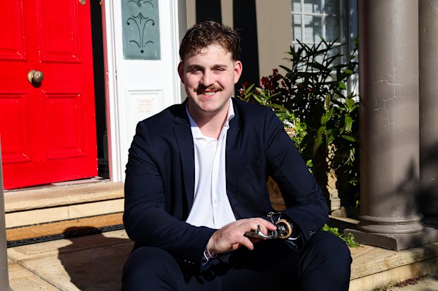 Michael Ryan had to rethink his career path after his accident and is now studying Law and Business at the University of Technology, Sydney.
