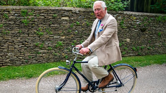 The King (at far right) – a proponent of “make do and mend” – has declared his Westminster Abbey ceremony will be less expensive.