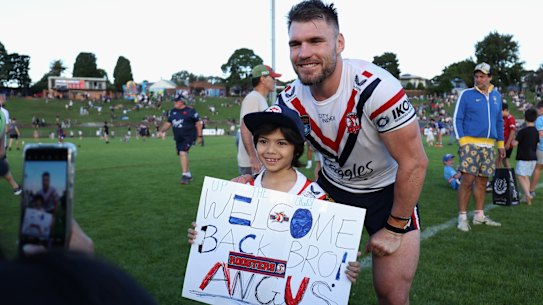 Angus Crichton says he is in a good headspace ahead of his return.