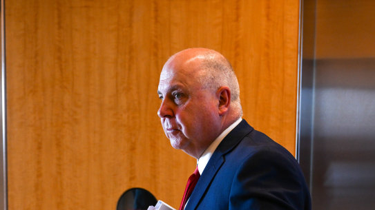 Treasurer Tim Pallas delivering his 10th Victorian budget.