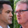 Chris Minns and Michael Daley are on course to go head to head for the NSW Labor leadership.