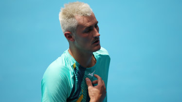 Bernard Tomic told the chair umpire during his match on Tuesday that he believed he would test positive to COVID-19 in the coming days.