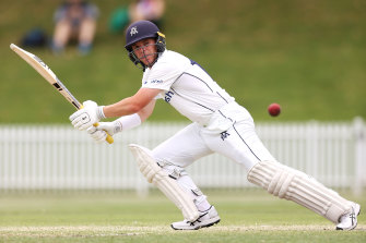 Marcus Harris, in action for Victoria against NSW recently, will partner David Warner at the top of the order in the Ashes.