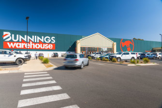 The Bunnings on Midland Highway near Bendigo is for sale.