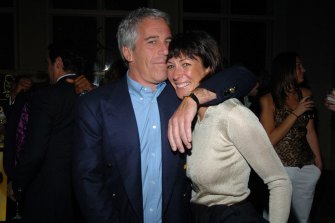 Jeffrey Epstein and Ghislaine Maxwell in New York in 2005.