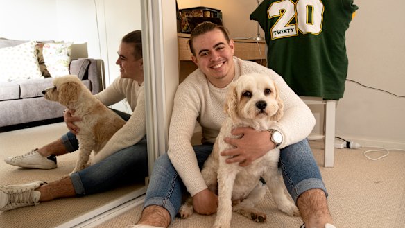 Liam Bowden says the unconditional early offer from WSU to study arts and law "really helped alleviate the stress".