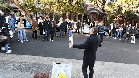 Competition has been on the rise for homes going under the hammer. 