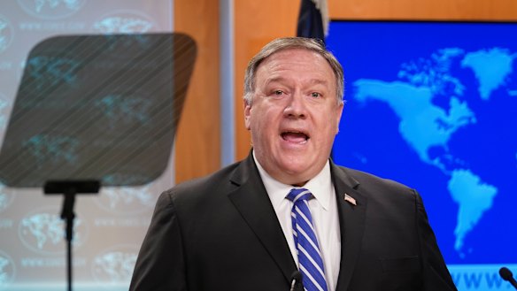 US Secretary of State Mike Pompeo took aim at China for threatening economic retaliation against Australia. 