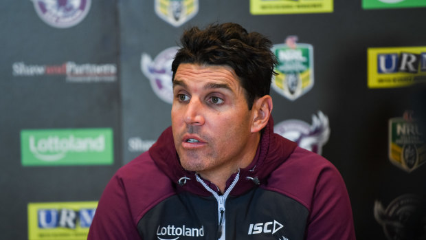 Eagles rocked: Trent Barrett's future is up in the air. 