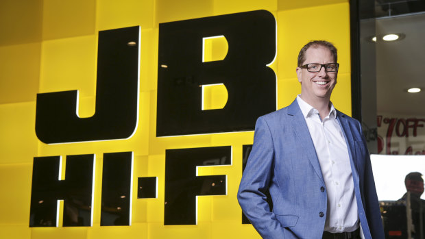 JB Hi-Fi group chief executive Richard Murray has traded "cautious optimism" for full-blown confidence.