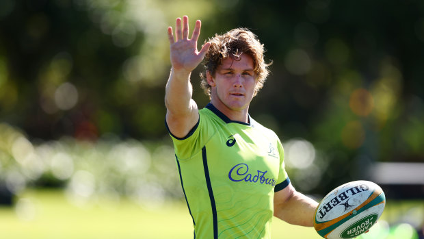 Wallabies captain Michael Hooper.