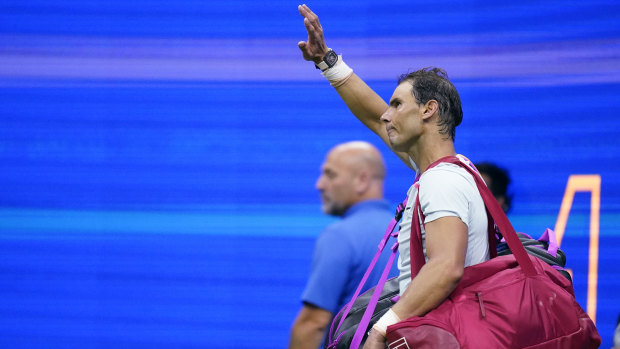Rafael Nadal: left an opening for Nick Kyrgios.
