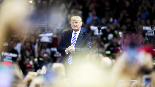 Trump didn't address the dual court dramas as he appeared at a rally in West Virginia on Tuesday night.