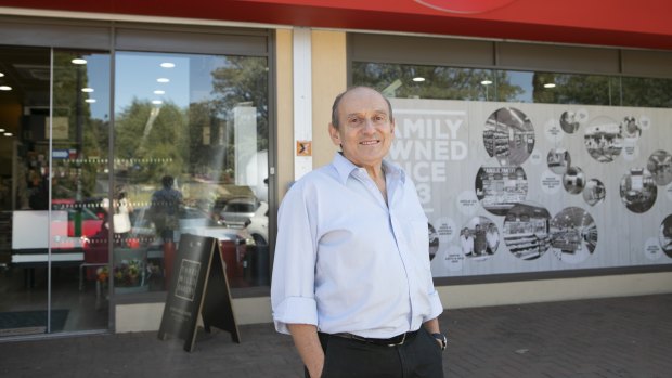 Ainslie IGA's Manuel Xyrakis outside the store which has been part of the IGA chain since 1993.