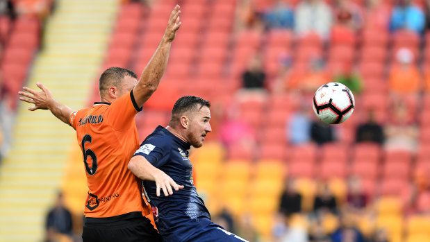 City are viewing the Mariners' Ross McCormack (right) as the big threat.