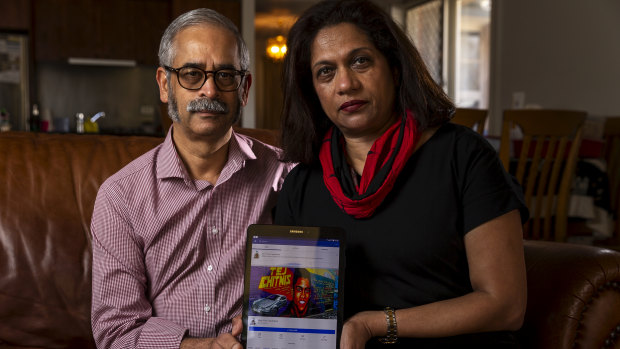 Jayant (left) and Reva Chitnis' son Tej went missing two years ago. Under a new initiative, Facebook's facial recognition software could help locate missing people, like Tej.