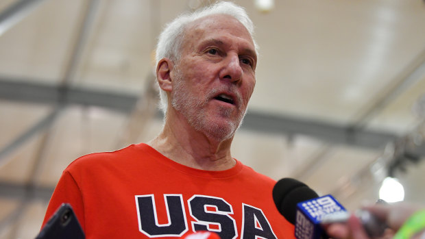 USA coach Gregg Popovich was full of praise for the Boomers after their upset win in Melbourne.