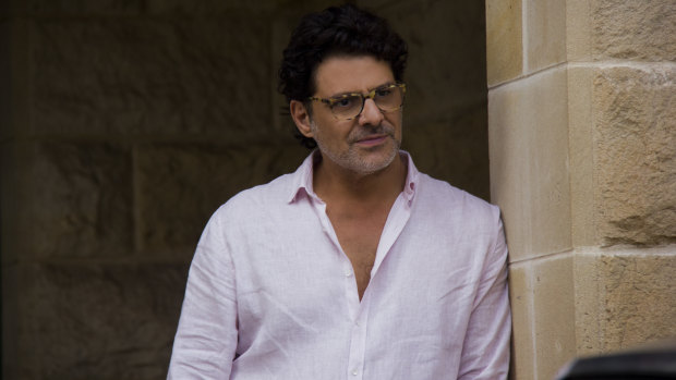 Vince Colosimo plays Rachael Blake's character's lover and publisher. 