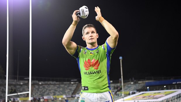 Jarrod Croker's white headgear is unlikely to become as famous as Johnathan Thurston's, but he'll likely end his career with some amazing NRL records.