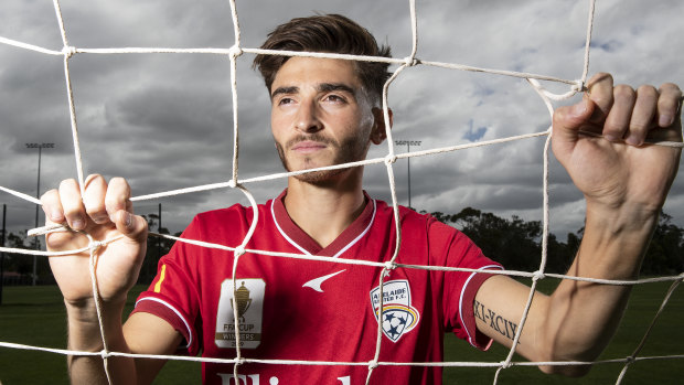 A-League player Josh Cavallo.