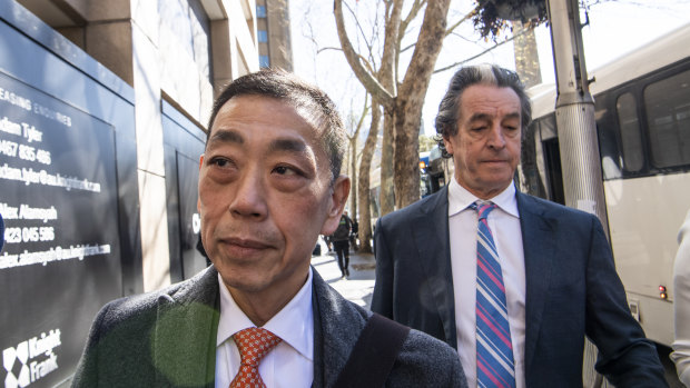 Ernest Wong arrives at the NSW Independent Commission Against Corruption inquiry on Monday.