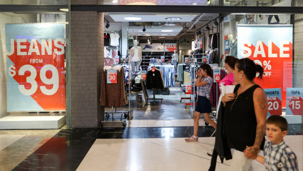 About 90 per cent of stores in Westfield's centres are now open.