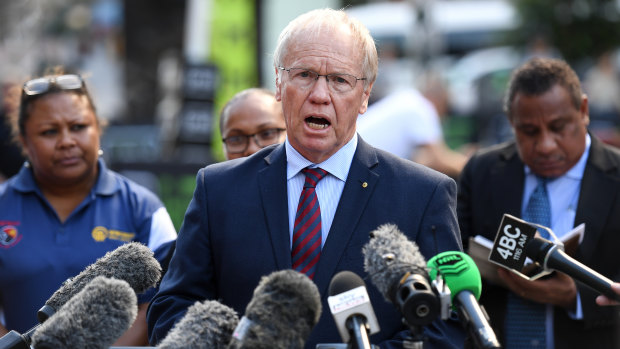 Passing the buck: Peter Beattie has deferred responsibility for the stand-down rule to Todd Greenberg.