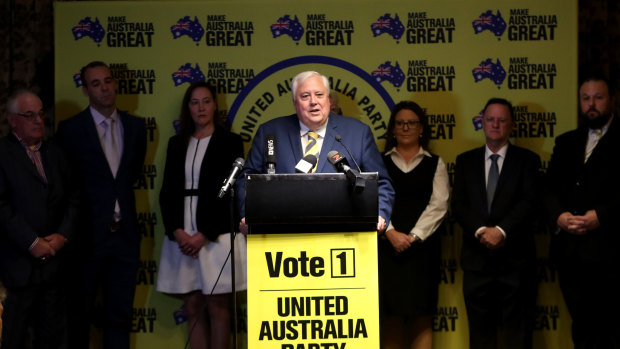 Clive Palmer spent big but voters didn't rush to the UAP.