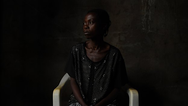 Elise Badiakuila, 43, was held as a sex slave by militia for five months.
