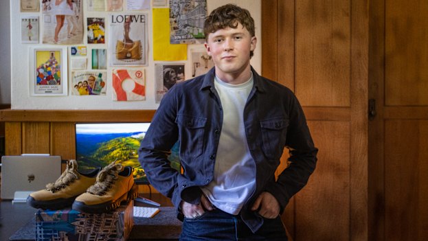 Young footwear designer Raff McGuinness.