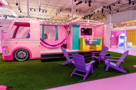 The Barbie camper.