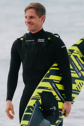 Steudtner already holds the world record for the largest wave ever surfed.