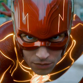 Ezra Miller stars in DC’s The Flash.