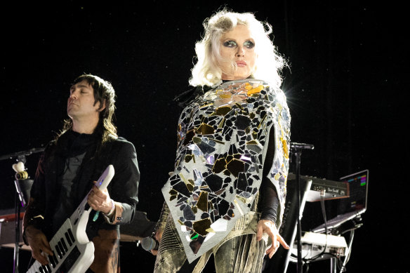 Debbie Harry of Blondie was part of the Pandemonium line-up. She performed at Coachella, California, in 2023.