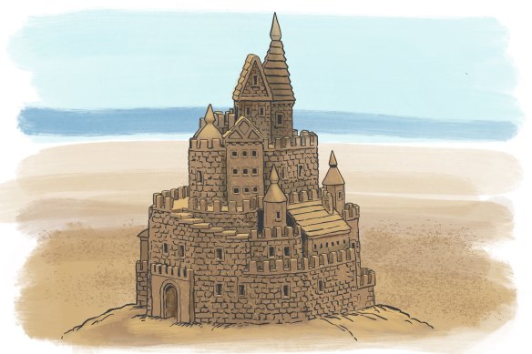 How to build a great sandcastle, step 6: Ta-da! 