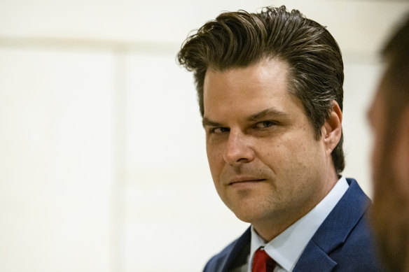 Republican Matt Gaetz from Florida.