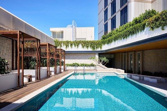 Poolside tranquillity just moments from Cabramatta’s vibrant dining scene.