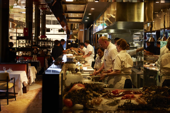 The Grill is part of The International, a new three-level $10 million project.