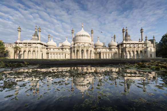 The striking Royal Pavilion, Brighton.