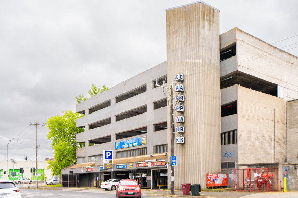 The Central Square Car Park in Ballarat is expected to fetch about $8 million.